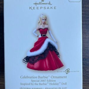 Hallmark Keepsake Celebration Barbie Ornament